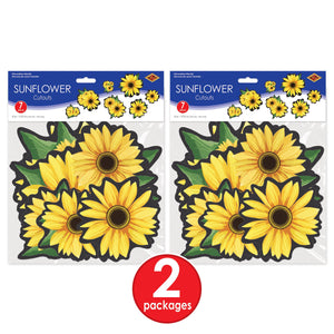 Beistle Sunflower Cutouts