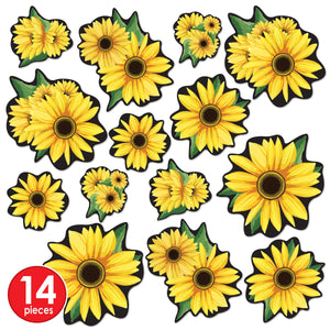 Beistle Sunflower Cutouts