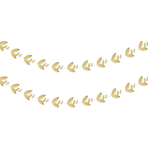 Bulk Gold Foil Leaves Garland (12 Pkgs Per Case) by Beistle