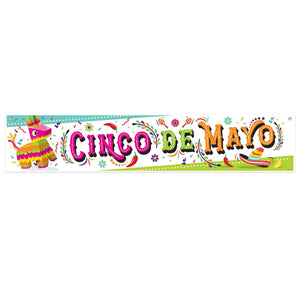 Cinco De Mayo Banner - Bulk 12 Pack