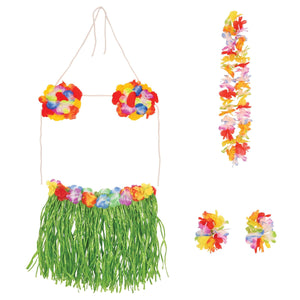 Luau Party Adult Hula Set - Bulk 12 Pack