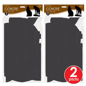 Bulk Coyote Silhouettes (12 Pkgs Per Case) by Beistle