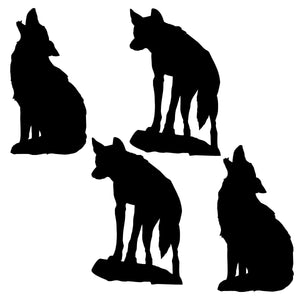 Bulk Coyote Silhouettes (12 Pkgs Per Case) by Beistle