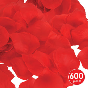 Bulk Red Fabric Rose Petals (12 Pkgs Per Case) by Beistle