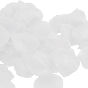 Bulk White Fabric Rose Petals (12 Pkgs Per Case) by Beistle