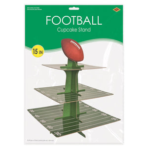 Bulk Football Cupcake Stand (12 Pkgs Per Case) by Beistle