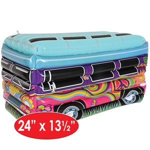 Bulk Inflatable Hippie Bus Cooler (1 Pkgs Per Case) by Beistle