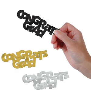 Bulk Jumbo Congrats Grad Confetti (12 Pkgs Per Case) by Beistle