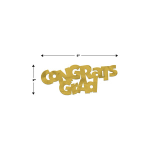 Bulk Jumbo Congrats Grad Confetti (12 Pkgs Per Case) by Beistle