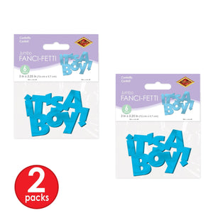 Bulk Jumbo It's A Boy Confetti (12 Pkgs Per Case) by Beistle