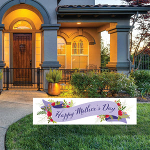 Beistle Plas Jumbo Happy Mother's Day Yard Sign