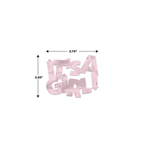 Bulk Jumbo It's A Girl Confetti (12 Pkgs Per Case) by Beistle