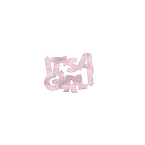 Jumbo It's A Girl Confetti - Bulk 12 Pack