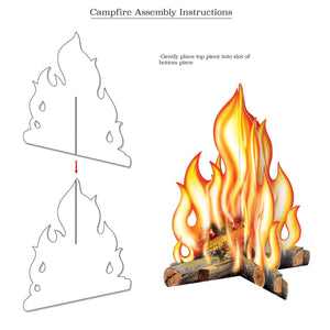 Beistle 3-D Campfire Prop