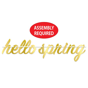 Beistle Foil Hello Spring Streamer