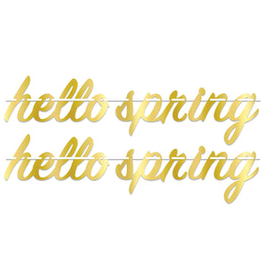 Beistle Foil Hello Spring Streamer