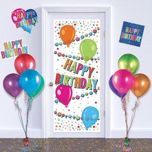 Bulk Happy Birthday Door Cover (12 Pkgs Per Case) by Beistle