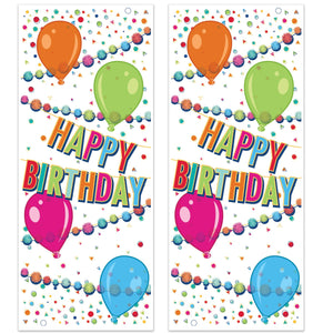 Bulk Happy Birthday Door Cover (12 Pkgs Per Case) by Beistle