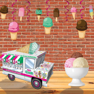 Beistle 3-D Ice Cream Truck Centerpiece