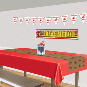 Beistle Crawfish Kraft Paper Table Roll