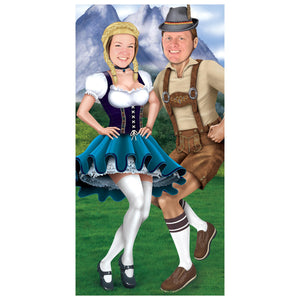 Beistle Oktoberfest Couple Photo Prop Stand-Up