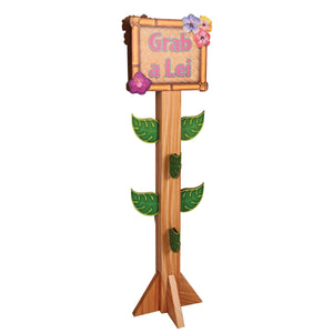 Luau Party 3-D Lei Station Prop - Bulk/4 Lei Stations