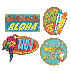 Luau Cutouts - Bulk 48 Pack