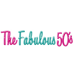 The Fabulous 50's Party Streamer - Bulk 12 Pack