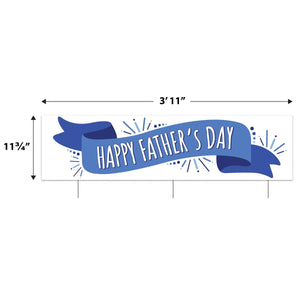 Beistle Plas Jumbo Happy Father's Day Yard Sign