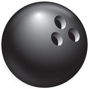 Bowling Ball Party Cutout - Bulk 24 Pack