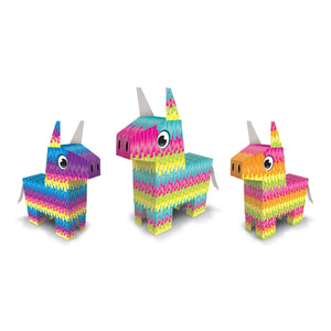 Fiesta 3-D Pinata Centerpieces - Bulk 36 Pack