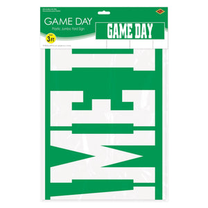 Beistle Plastic Jumbo Game Day Yard Sign