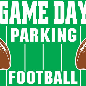 Beistle Plastic Game Day Parking Yard Sign