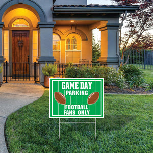 Beistle Plastic Game Day Parking Yard Sign