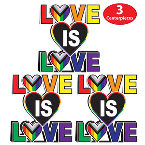 Beistle 3-D Love Is Love Centerpiece