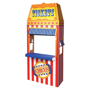 3-D Circus Ticket Booth Party Prop - Bulk 4 Pack