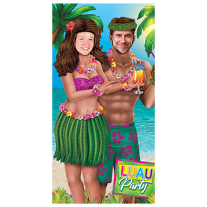 Beistle Luau Couple Photo Prop Stand-Up