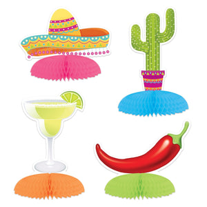 Fiesta Mini Centerpieces - Bulk 96 Pack