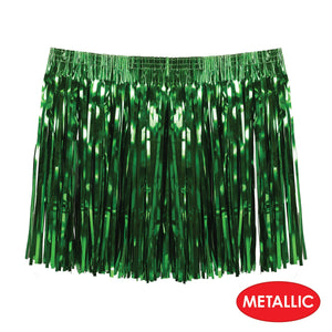 Beistle Tinsel Hula Skirt Green