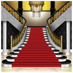 Red Carpet Grand Staircase Party Photo Prop