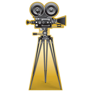 Red Carpet Movie Camera Party Stand-Up Decoration