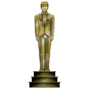 Red Carpet Male Statuette Party Stand-Up Decoration