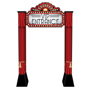 Red Carpet 3-D Party Archway Prop