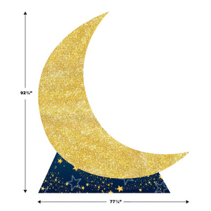 Beistle Starry Night Crescent Moon Stand-Up