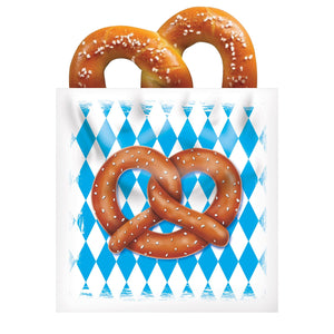 Beistle Greaseproof Oktoberfest Pretzel Bags (50/Pkg) - 6 Inch x 5.75 Inch