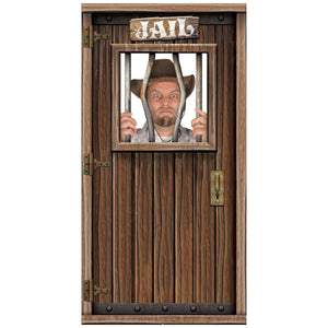 Beistle Jail Photo Prop Stand-Up - Western Photo Prop 73x37.5 inch