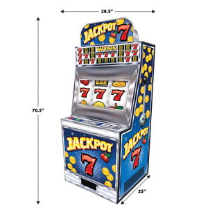 3-D Slot Machine Prop - Prom 3-D Slot Machine Prop 70.5x28.5 inch