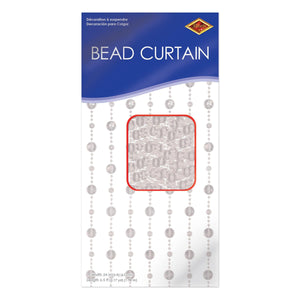 Bead Curtain - Clear - 78 inch x 24 inch - Novelty Curtains