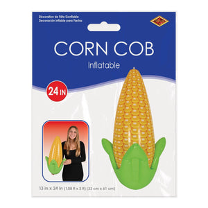 Beistle Inflatable Corn Cob - 24 inch x 13 inch, Farm Theme Decorations, 1/pkg, 12/case