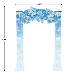 Winter Wonderland 3-D Archway Prop - 100 Inch Prom Winter Wonderland Archway